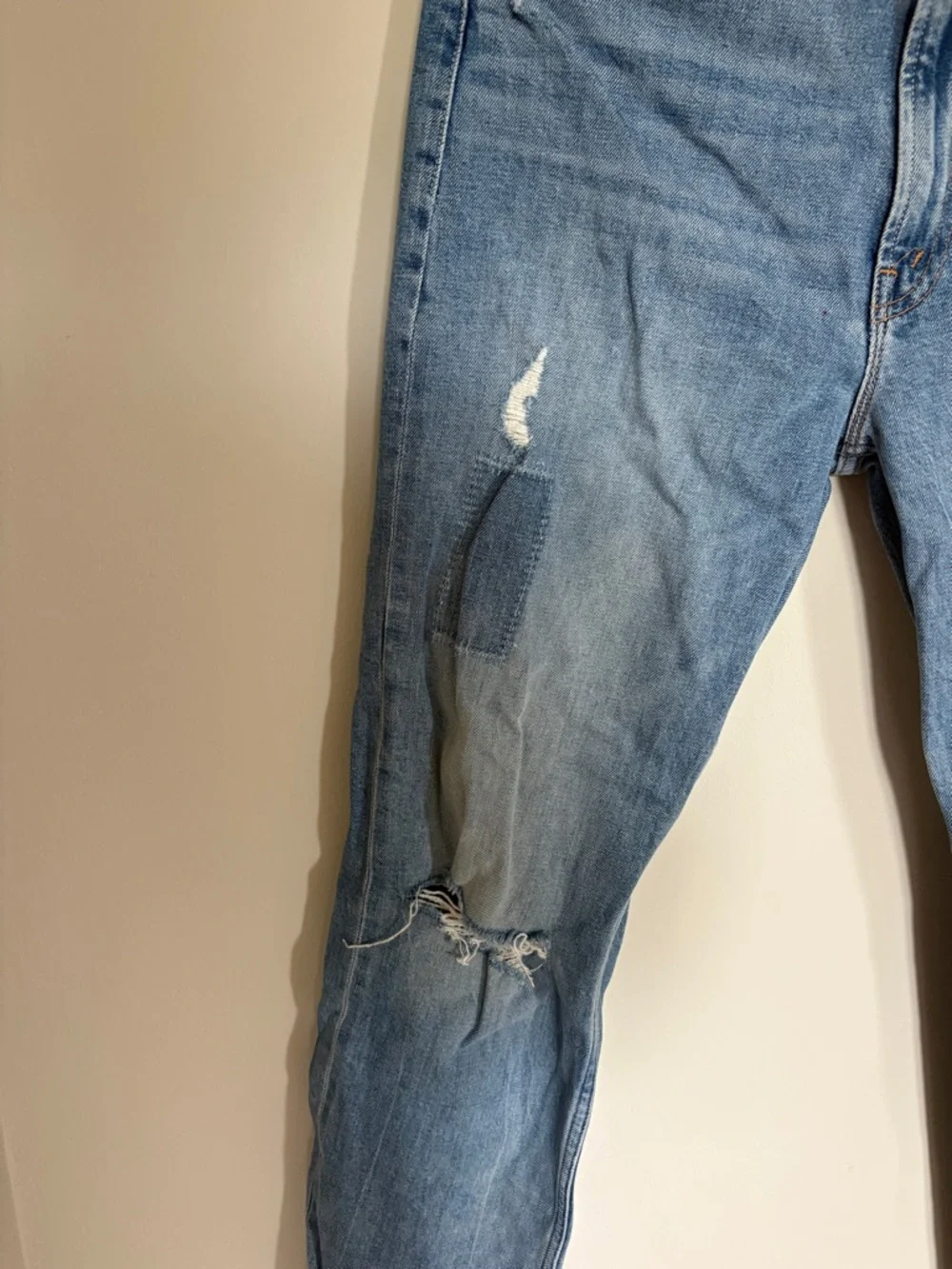 MOTHER Distressed High Waisted Boyfriend Jeans - Picture 4 of 9